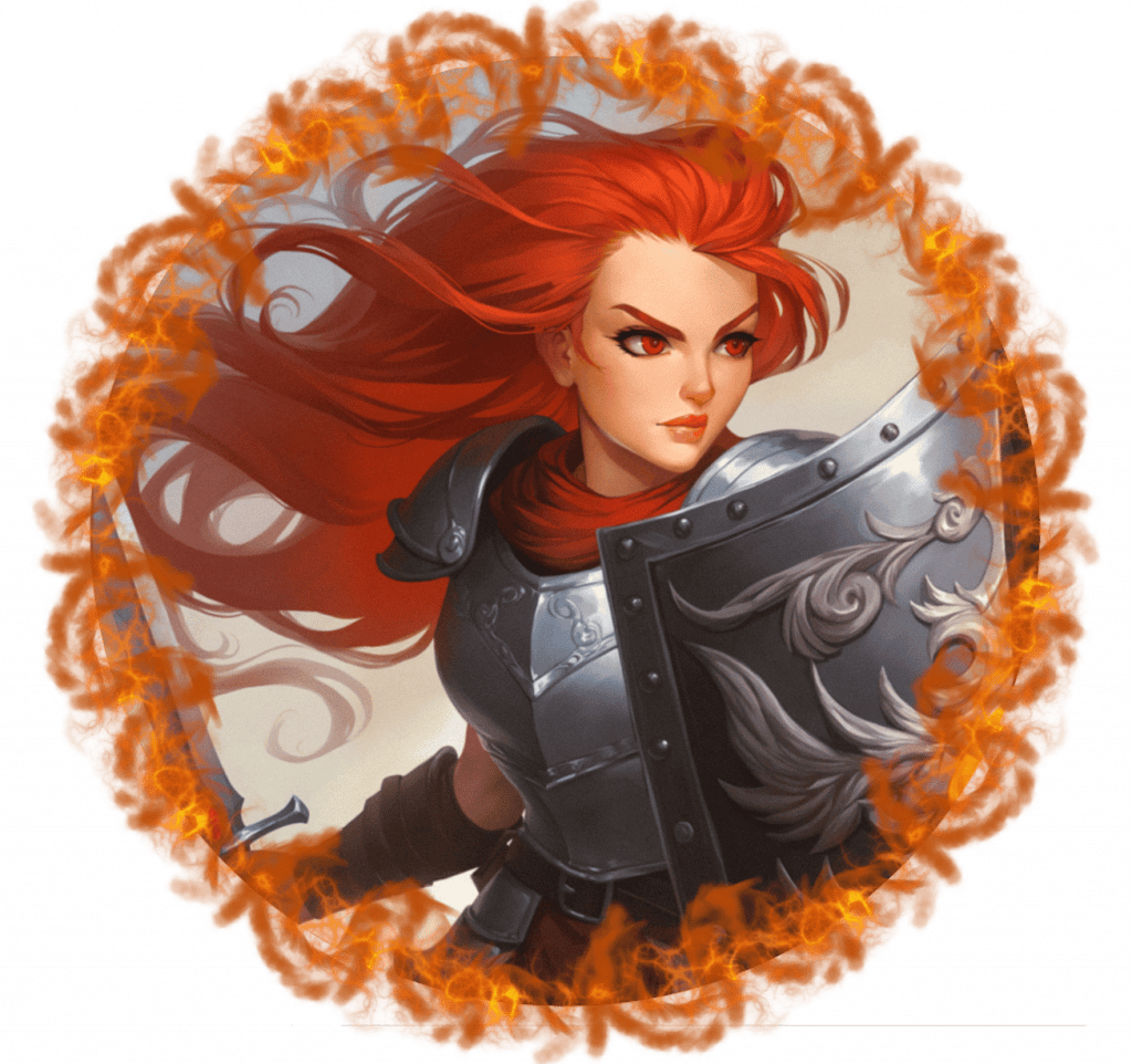 Como jugar un guerrero en DnD - Blaze la heroína